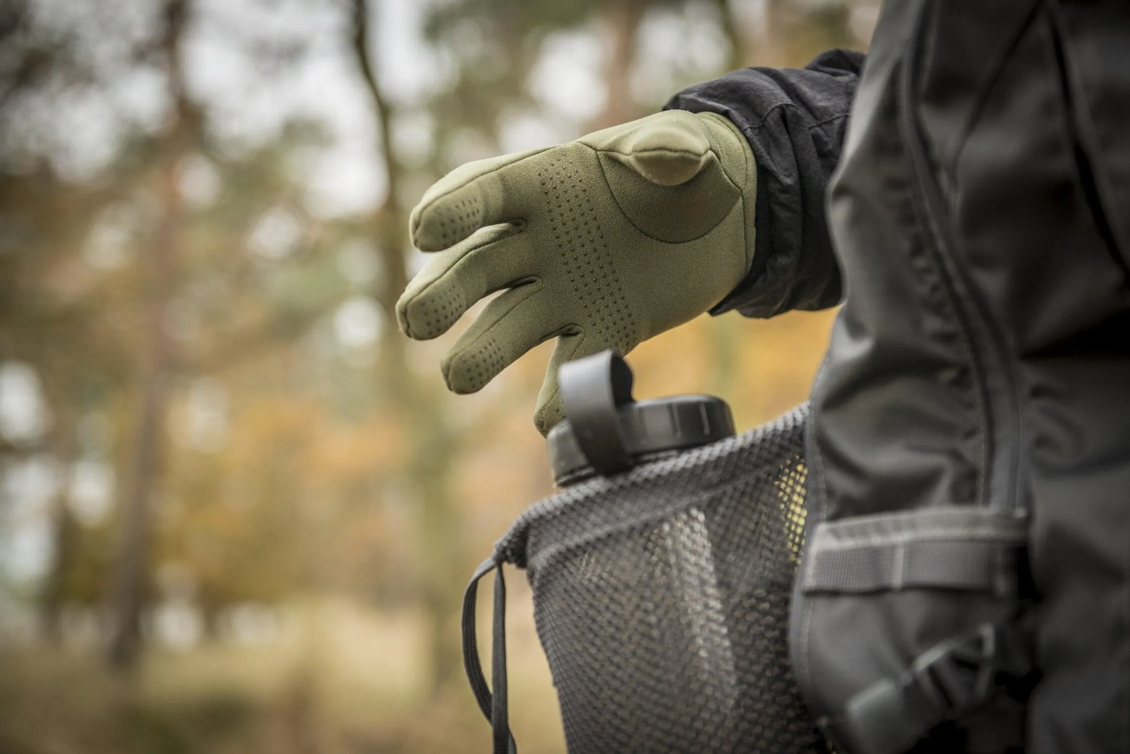 Trekker Outback Gloves - Olive Green