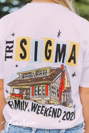 Tri Sigma Family Weekend Tee