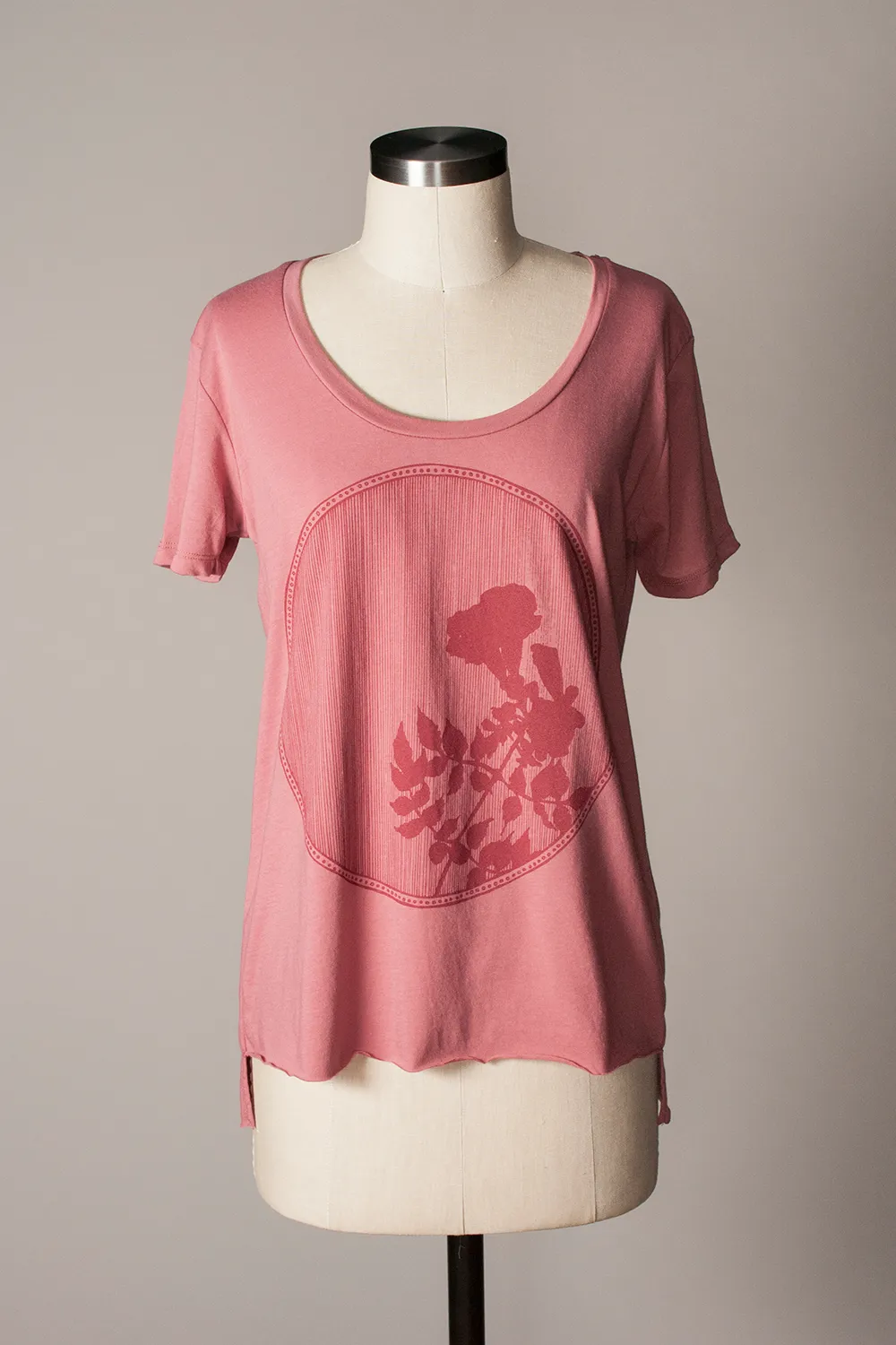 Trumpet Creeper Weekend Tee - Rose