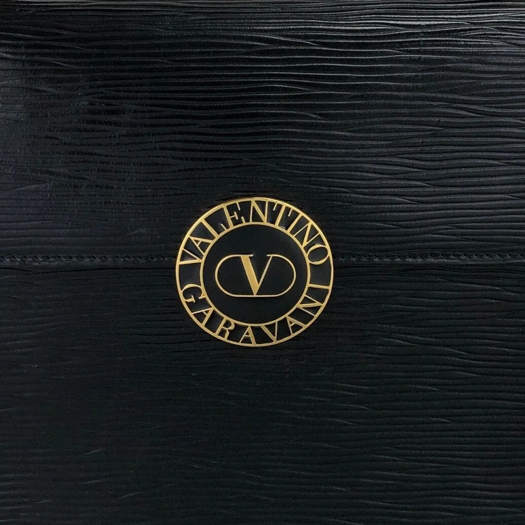 VALENTINO GARAVANI Two-way Handbag Shoulder bag Black Vintage nbgfc3