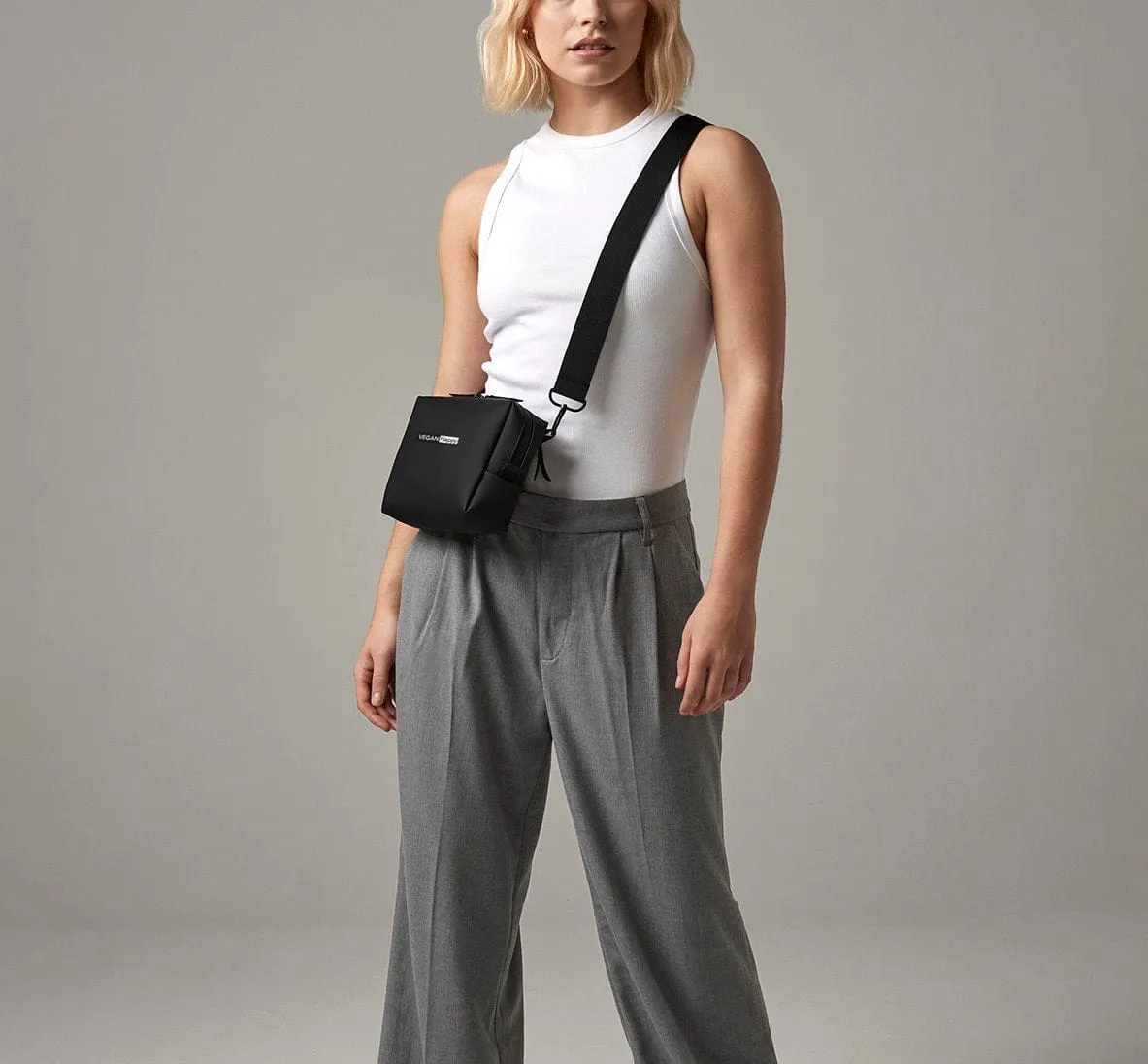 Vegan Matte PU Crossbody Bag | Multiple Colours