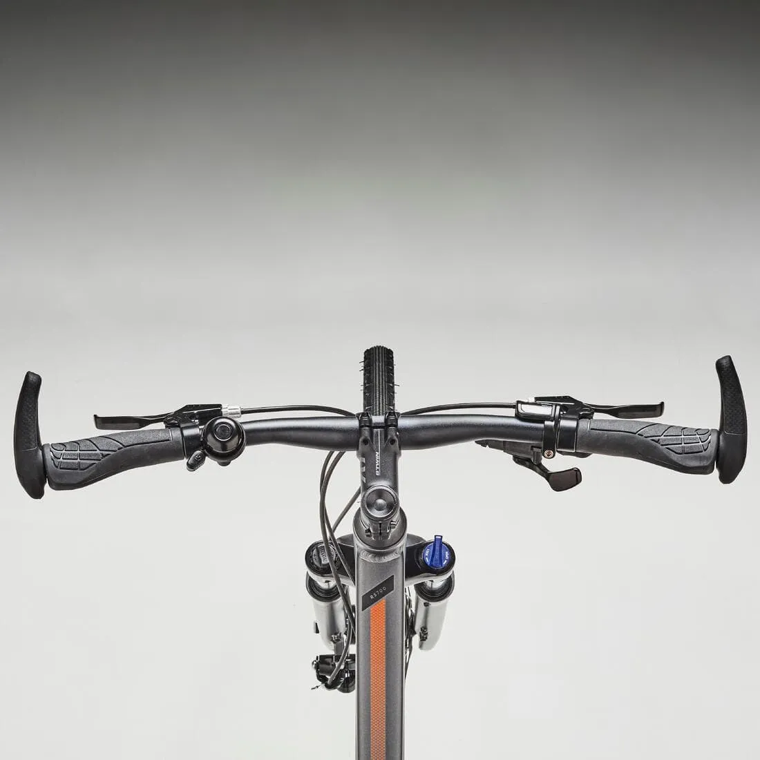 VELO TOUT CHEMIN RIVERSIDE 700 GRIS & ORANGE