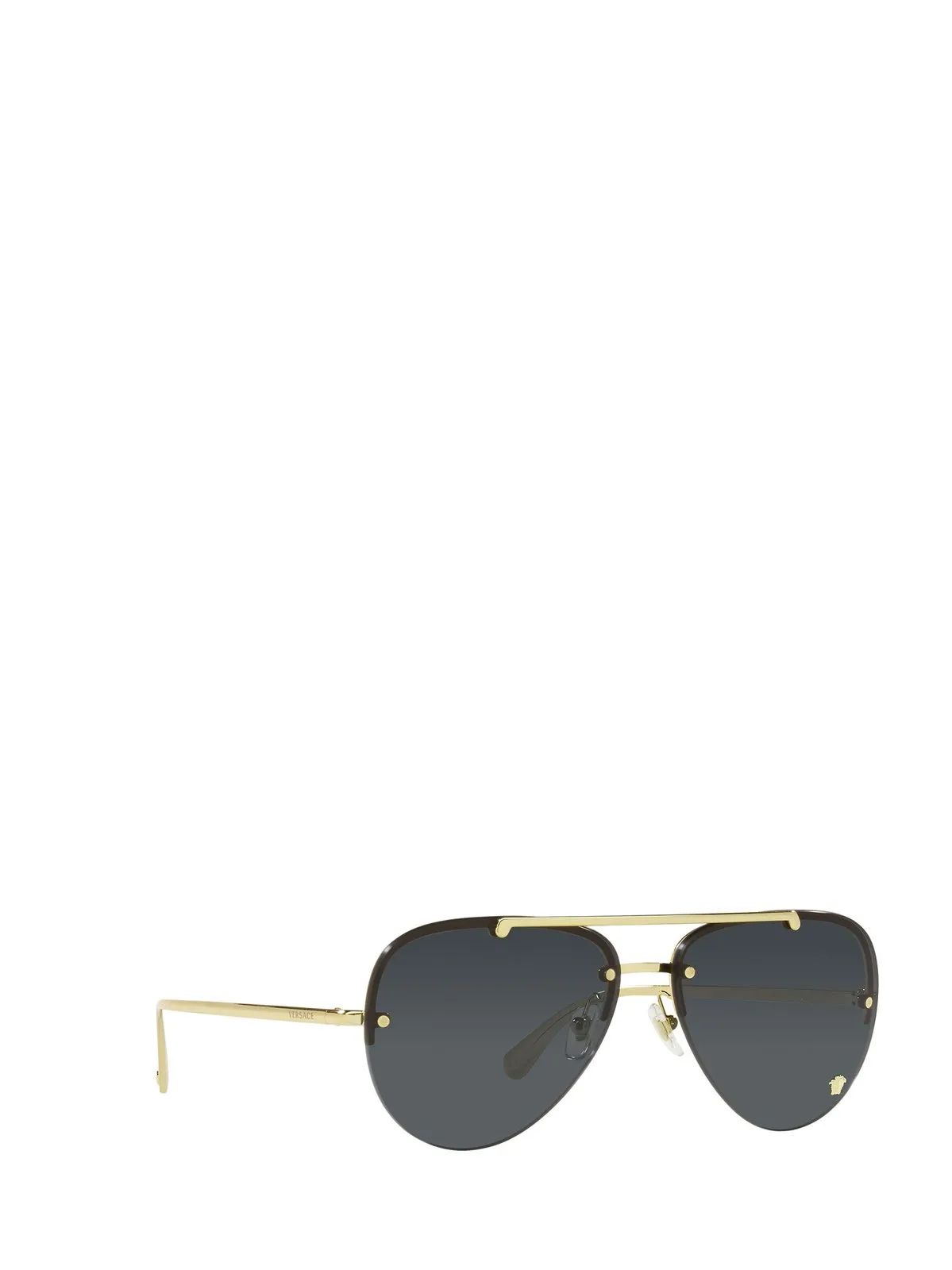 Versace Eyewear Medusa Glam Aviator Sunglasses