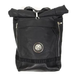 Versus Versace Waxed Rolltop Backback