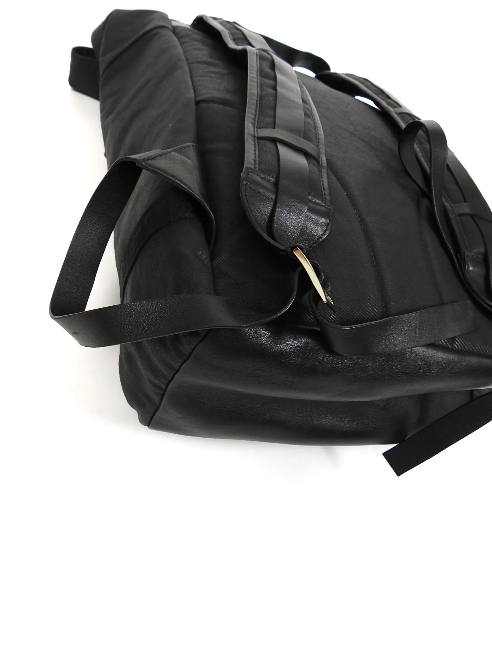 Versus Versace Waxed Rolltop Backback
