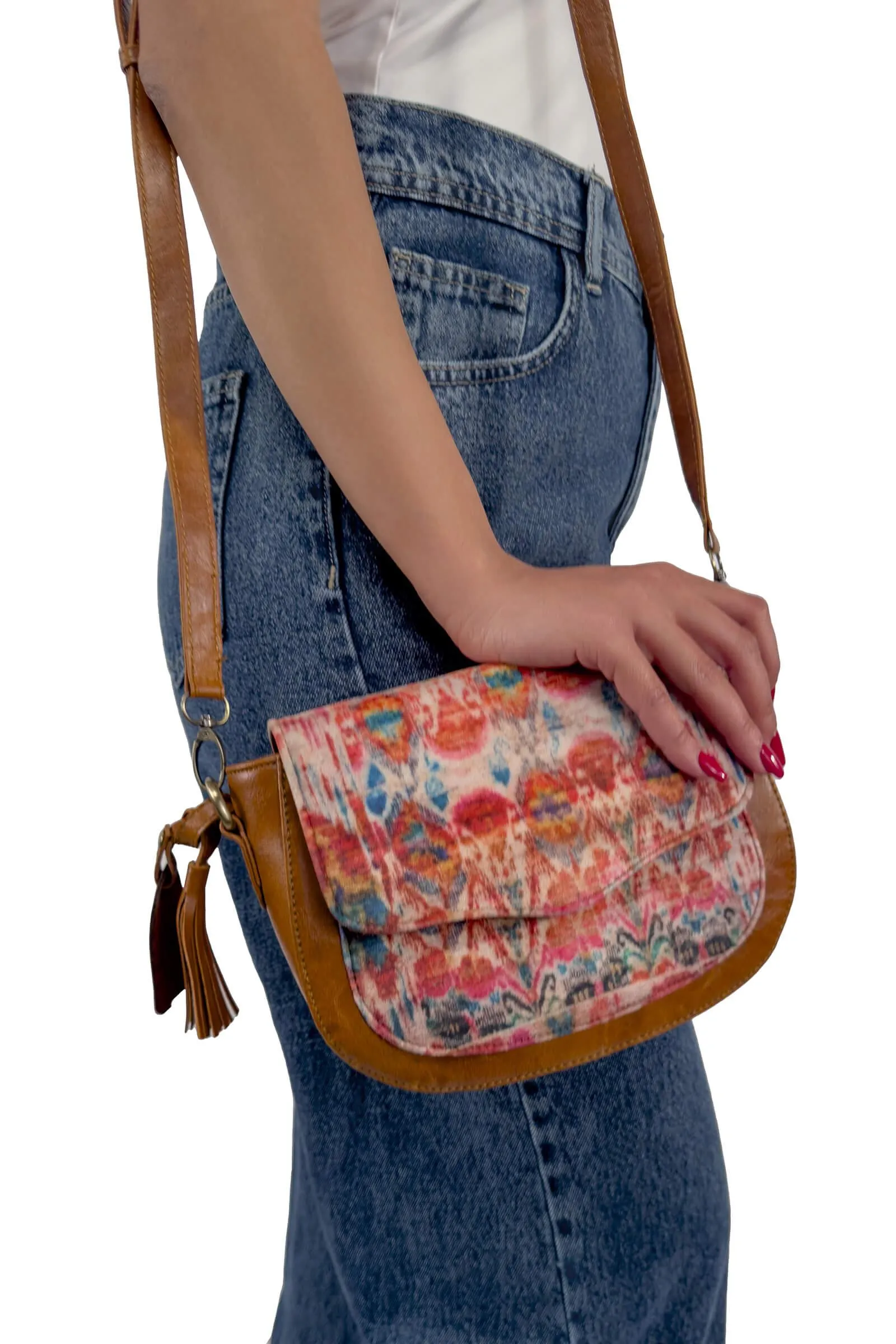 Vibrant Bloom Mia Crossbody Bag
