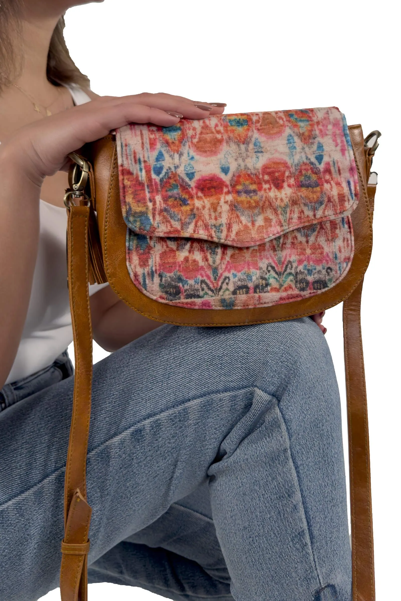 Vibrant Bloom Mia Crossbody Bag