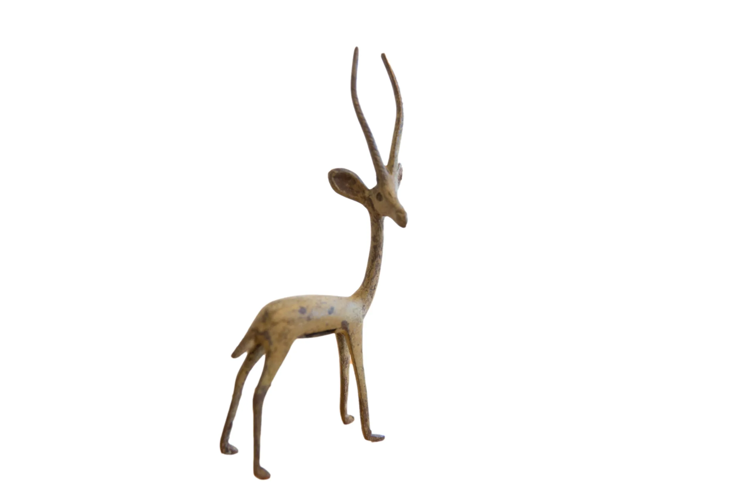Vintage African Right Facing Oxidized Gazelle