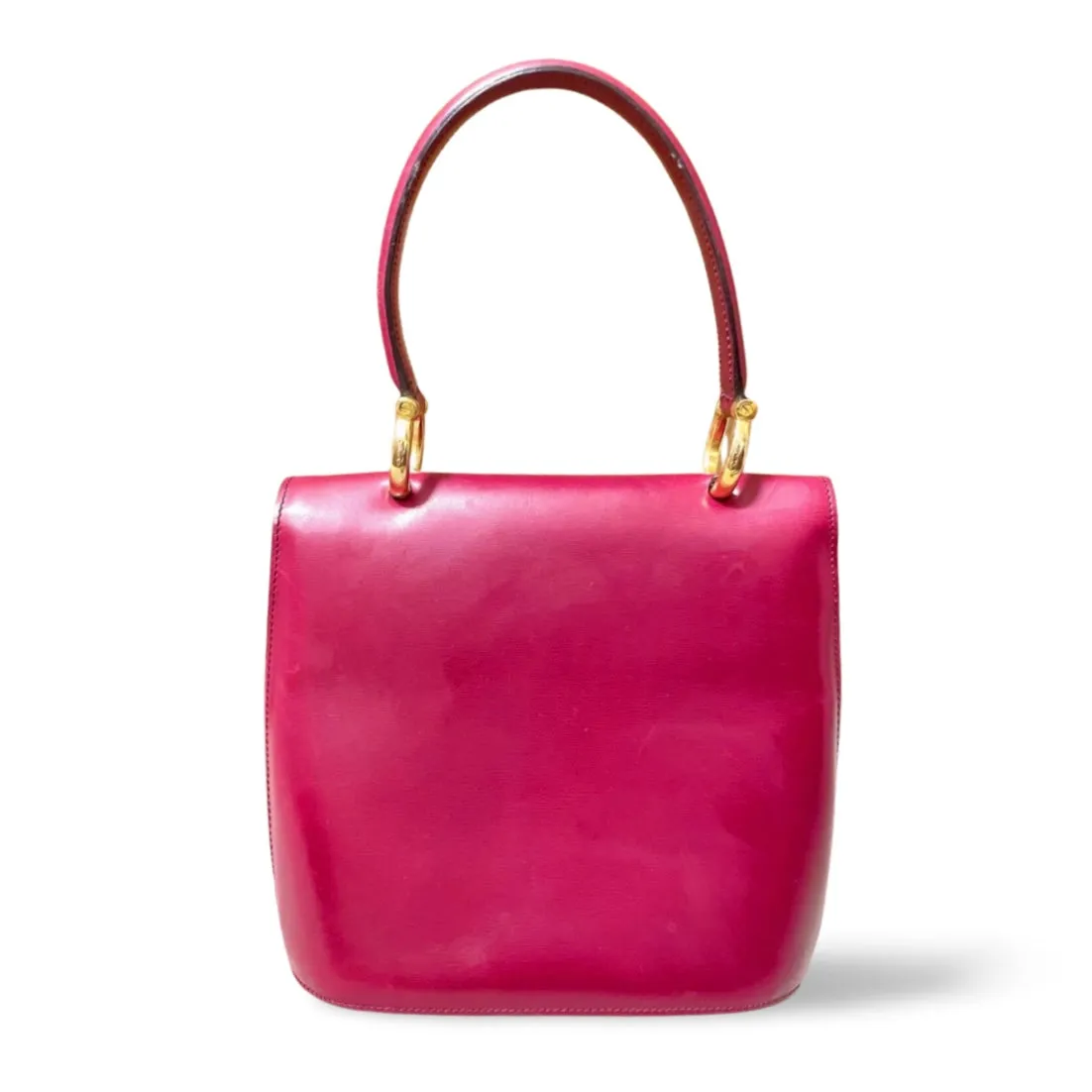 Vintage Celine bordeux,wine red leather  handbag. Classic and elegant purse for daily use. 060903ap