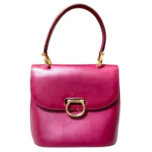 Vintage Celine bordeux,wine red leather  handbag. Classic and elegant purse for daily use. 060903ap