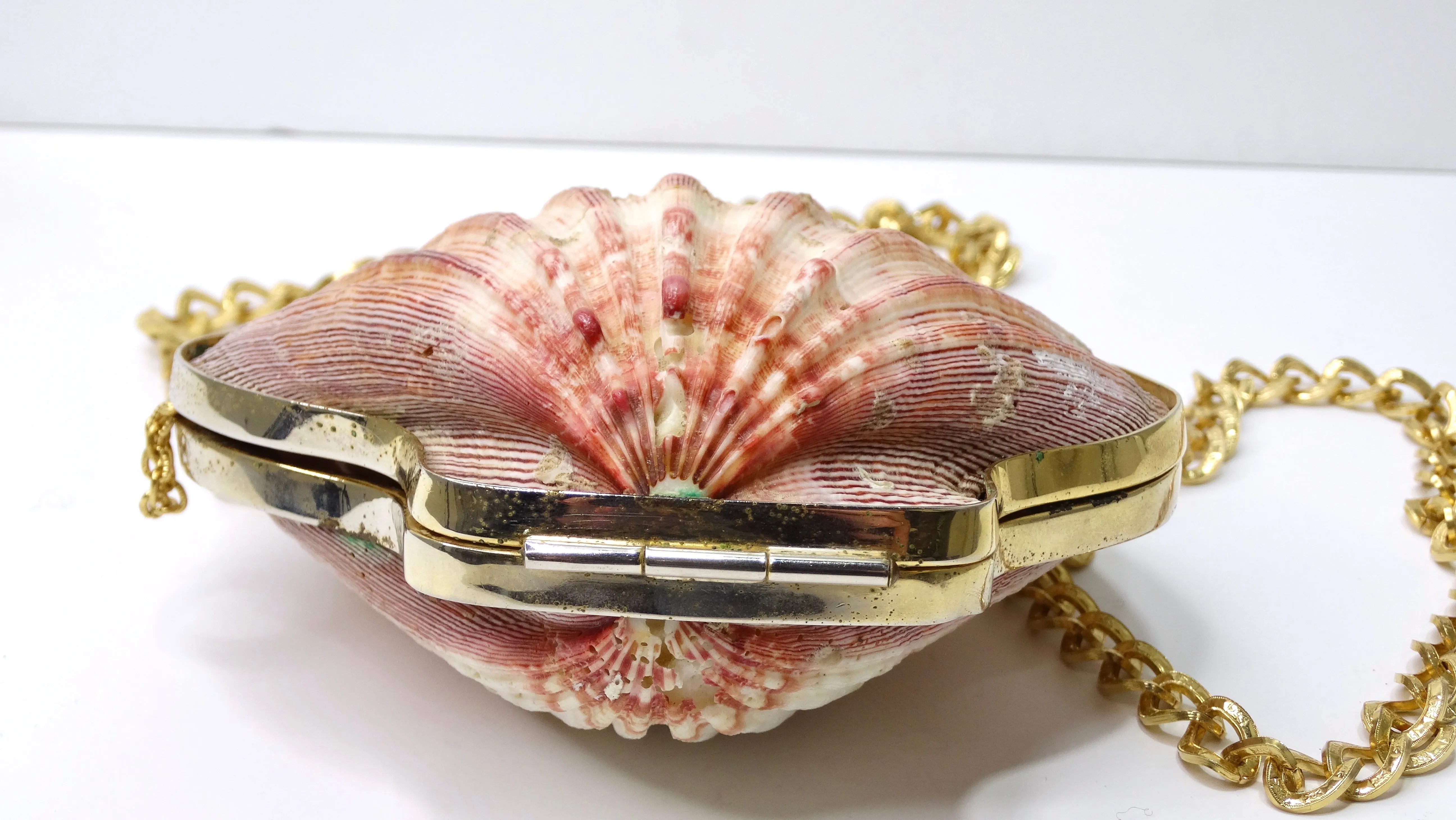 Vintage Clam Seashell Evening Bag