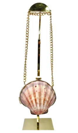 Vintage Clam Seashell Evening Bag