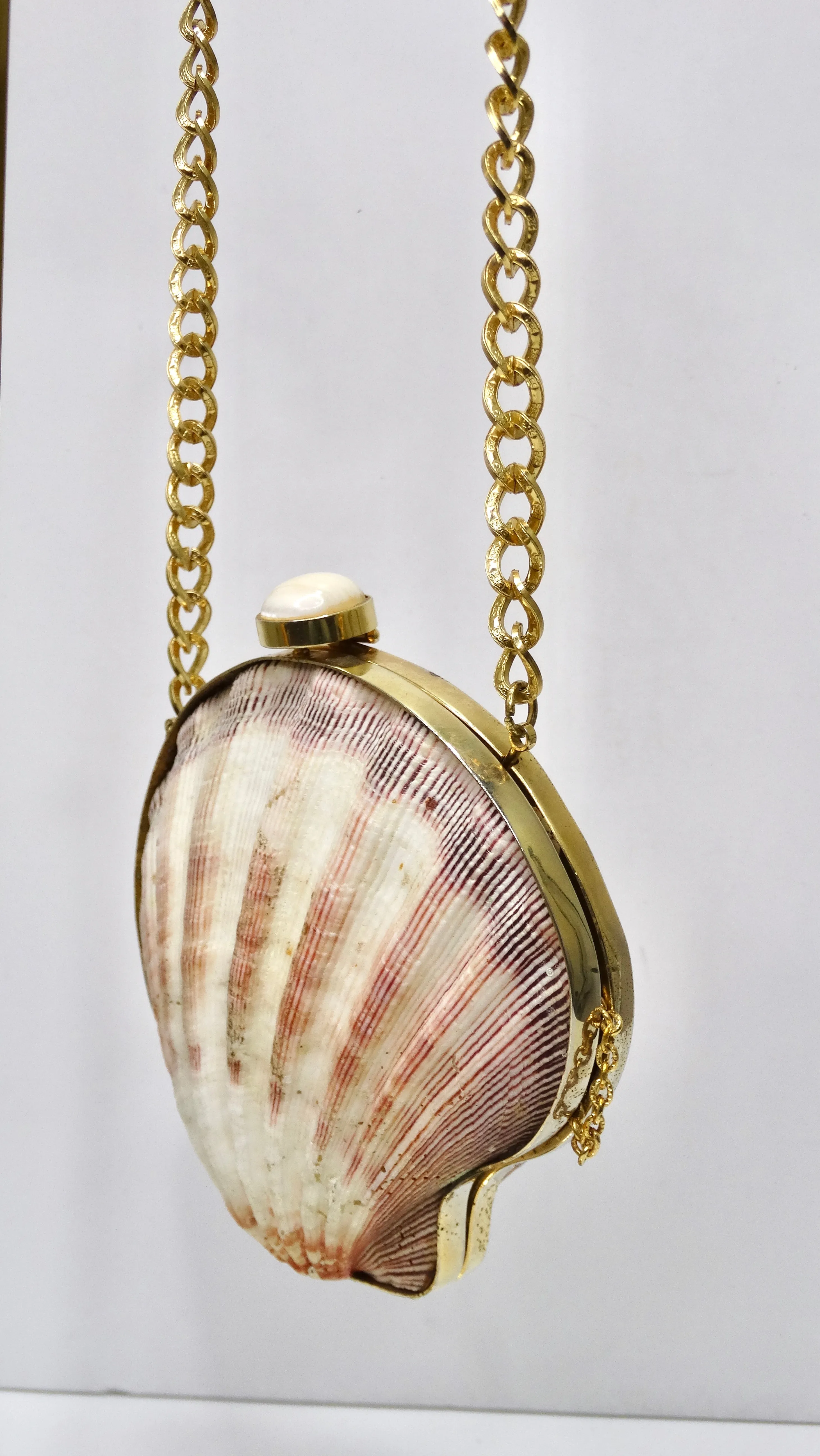 Vintage Clam Seashell Evening Bag