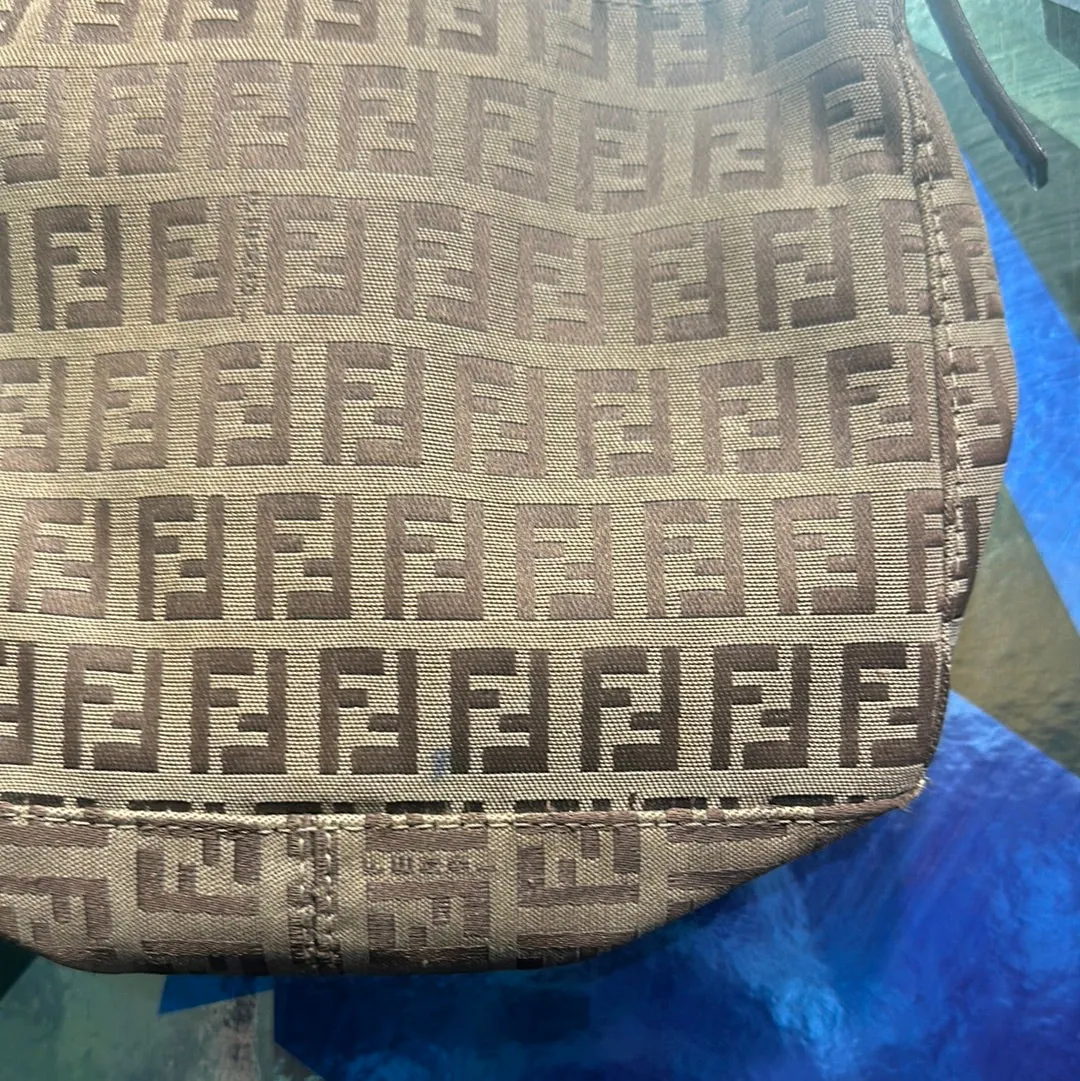 Vintage: FENDI Top Handle Logo Handbag