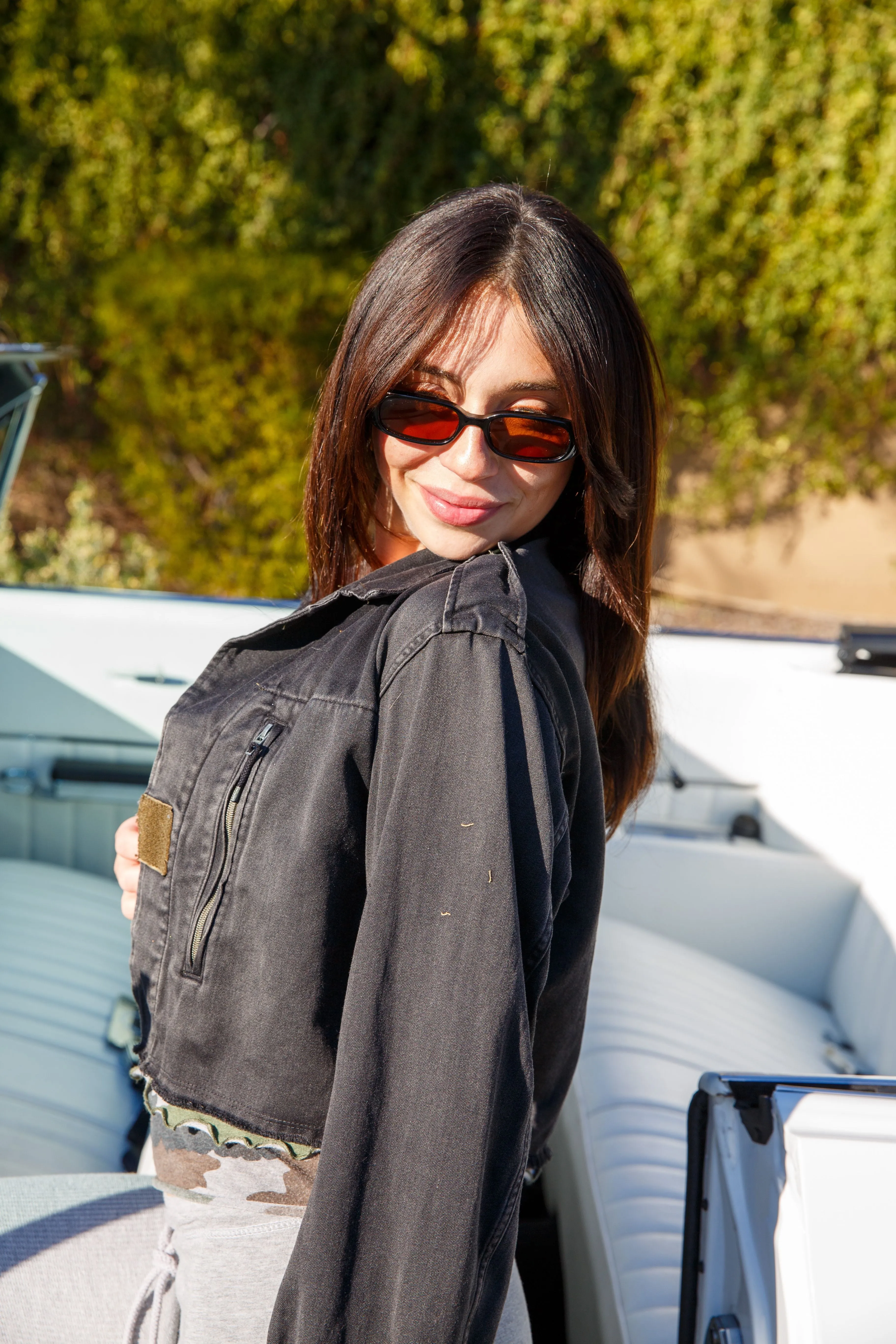 VINTAGE FRENCH 1960'S JACKET - BLACK
