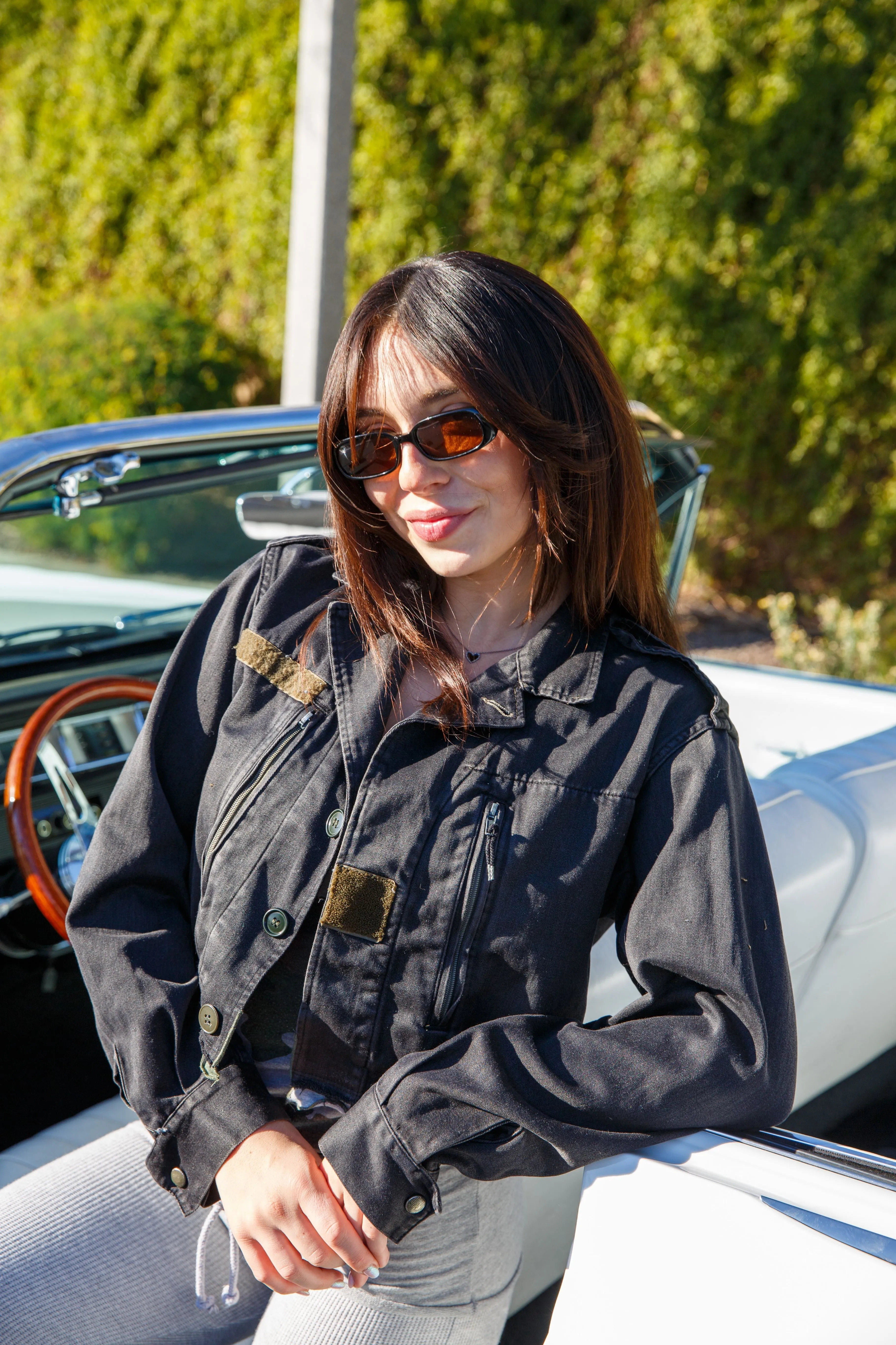 VINTAGE FRENCH 1960'S JACKET - BLACK