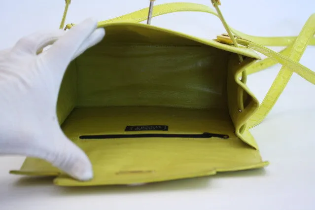 Vintage GIANNI VERSACE Crocodile Handbag