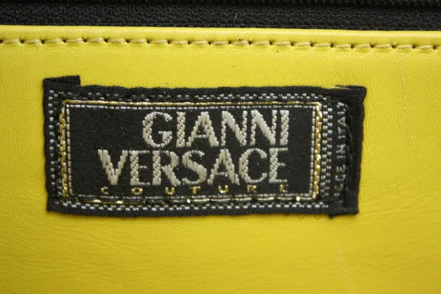 Vintage GIANNI VERSACE Crocodile Handbag