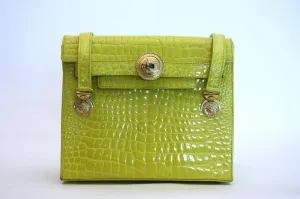Vintage GIANNI VERSACE Crocodile Handbag