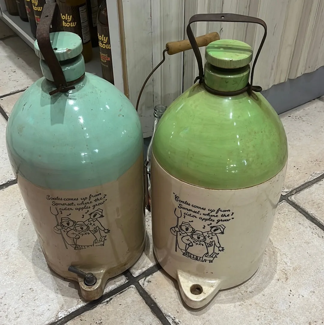 Vintage Large Apple Cider  storage