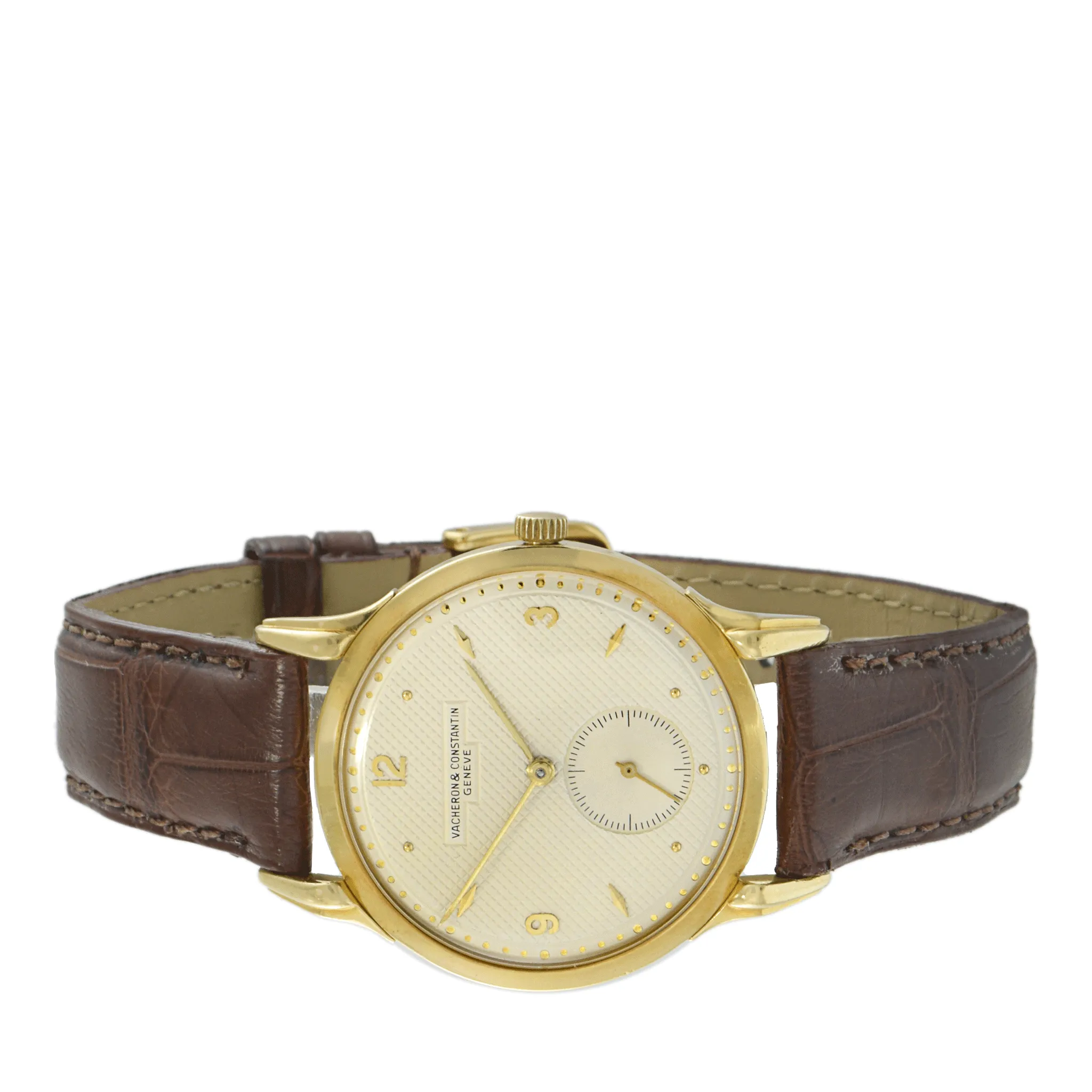 Vintage Late 1940s Vacheron & Constantin Honey Comb Dial