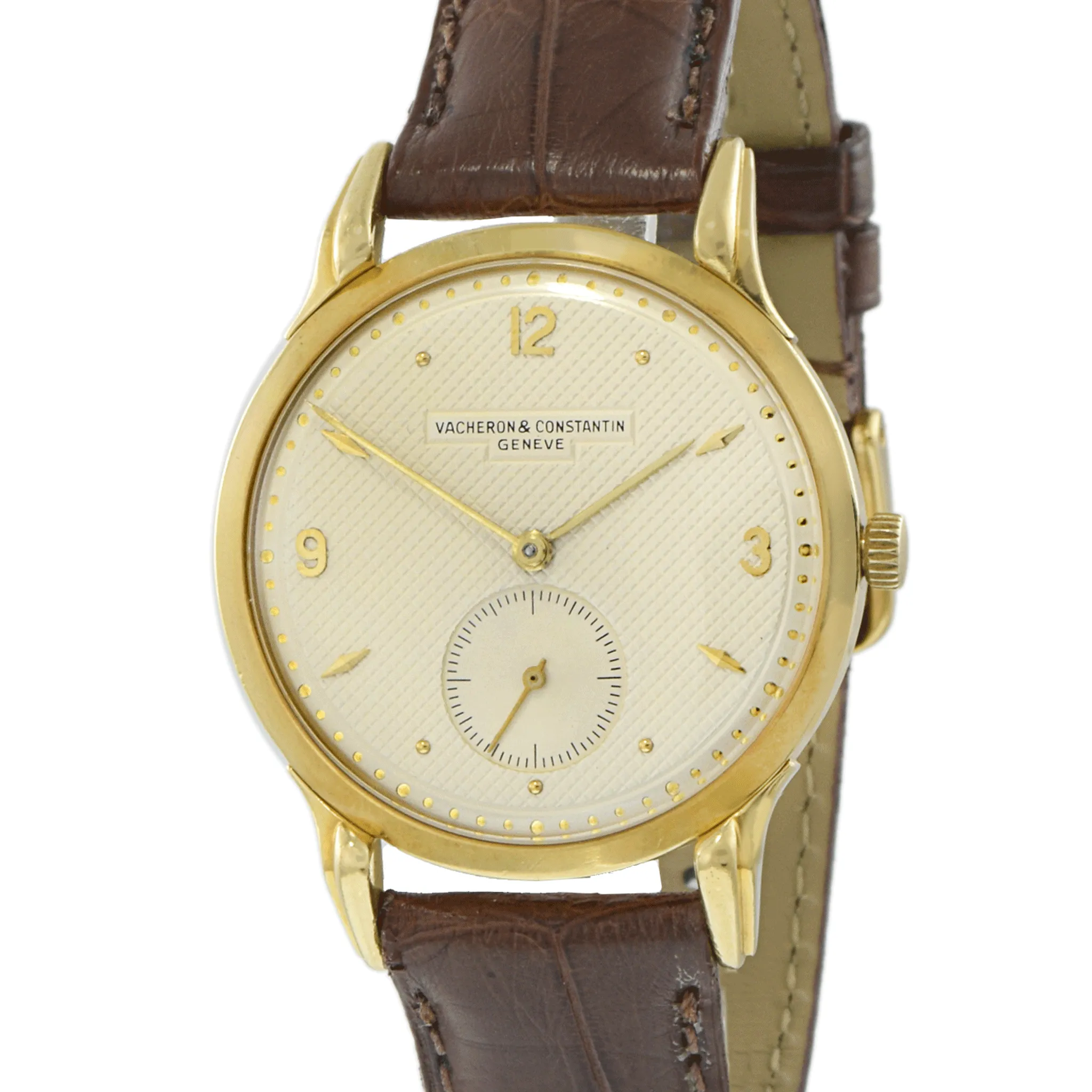 Vintage Late 1940s Vacheron & Constantin Honey Comb Dial