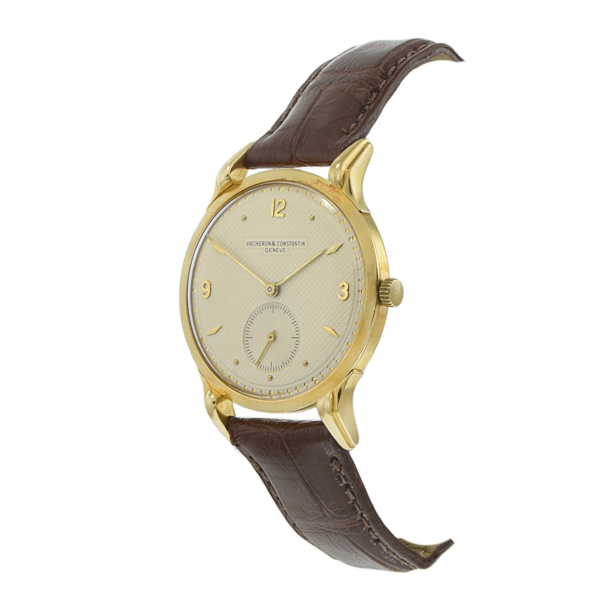 Vintage Late 1940s Vacheron & Constantin Honey Comb Dial