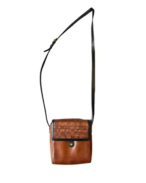 Vintage Leather Cross Body Bag