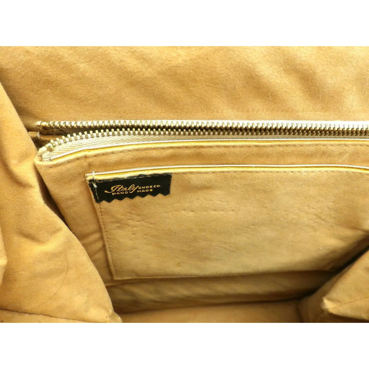 Vintage Rare Silkworm Cocoon Handbag Purse XL Hand Made Italy 1960s