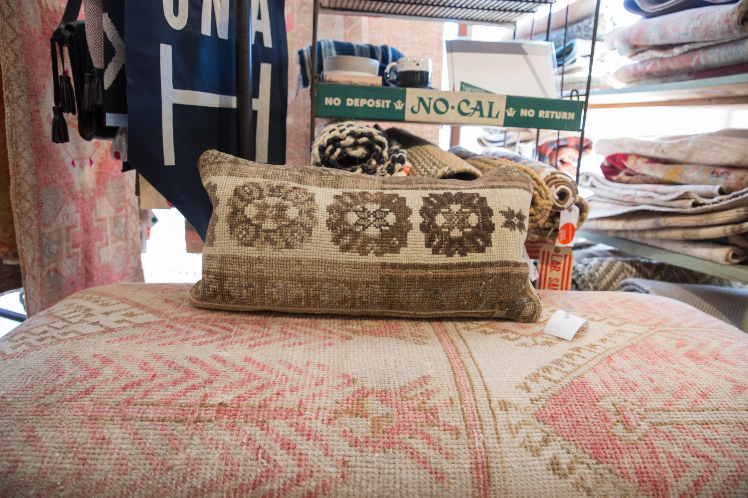 Vintage Rug Fragment Pillow