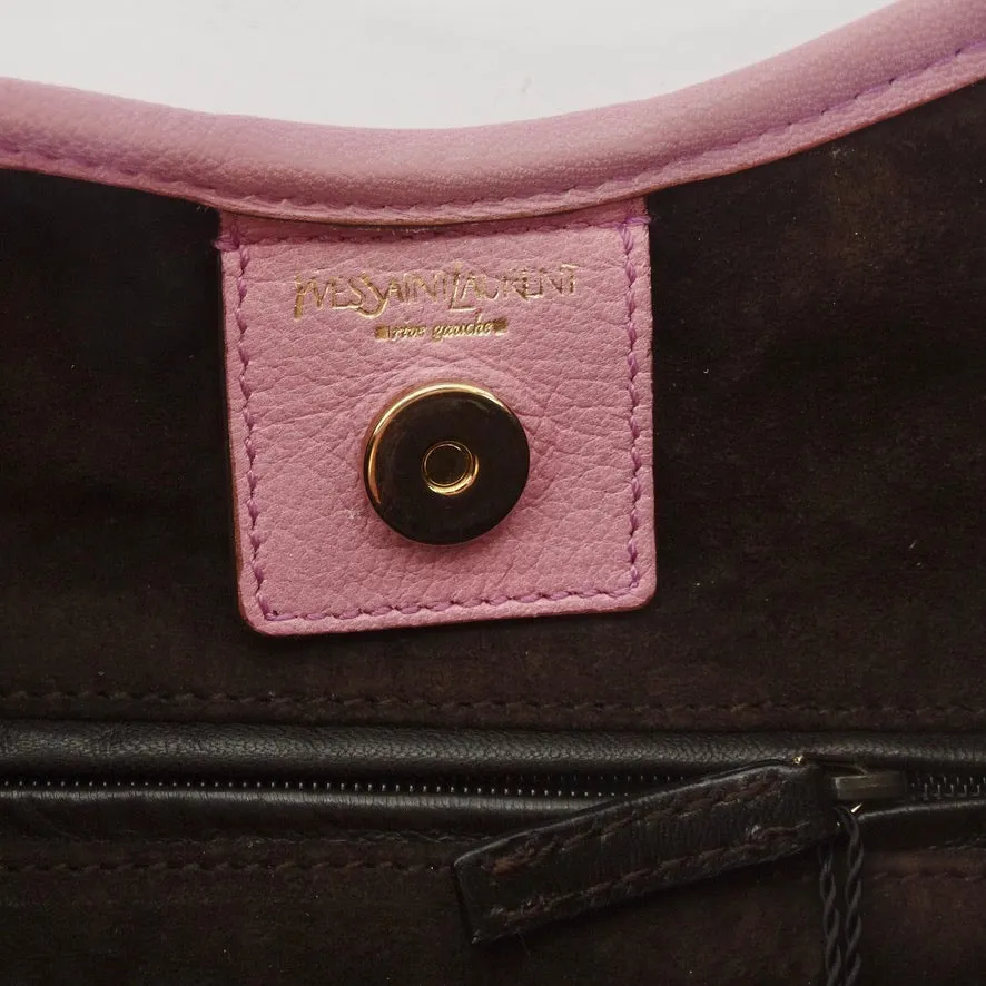 Vintage Tom Ford for Yves Saint Laurent Pink Suede Saint Tropez Handbag