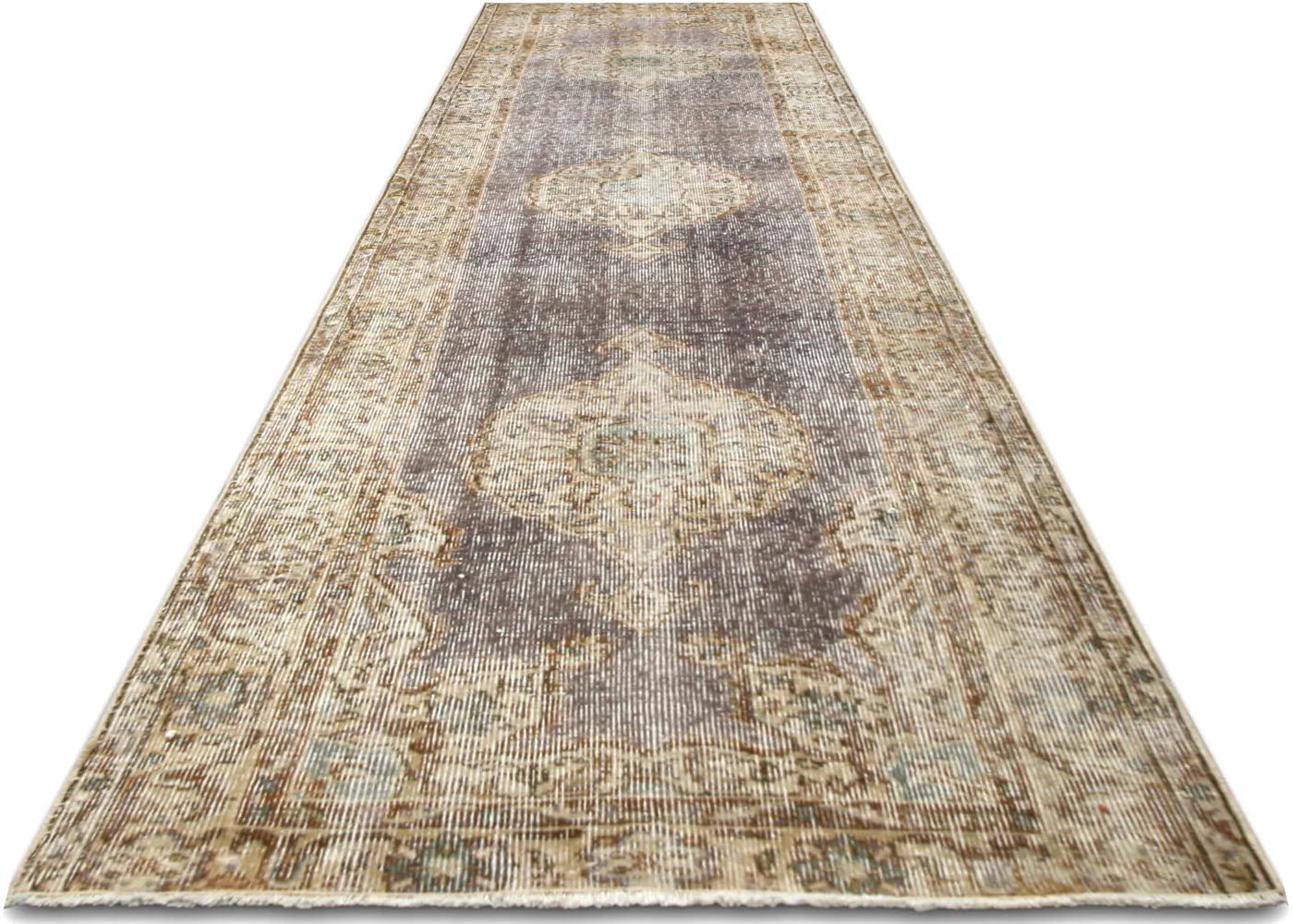 Vintage Turkish Oushak Runner - 2'9" x 9'11"