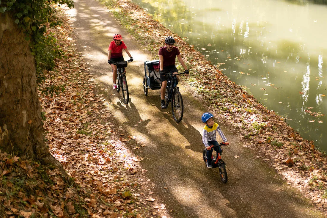 VÉLO TOUT CHEMIN RIVERSIDE 500 VERT D'EAU