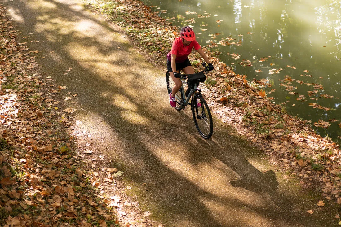 VÉLO TOUT CHEMIN RIVERSIDE 500 VERT D'EAU