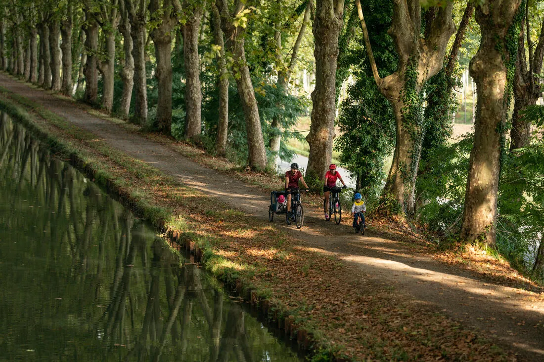 VÉLO TOUT CHEMIN RIVERSIDE 500 VERT D'EAU