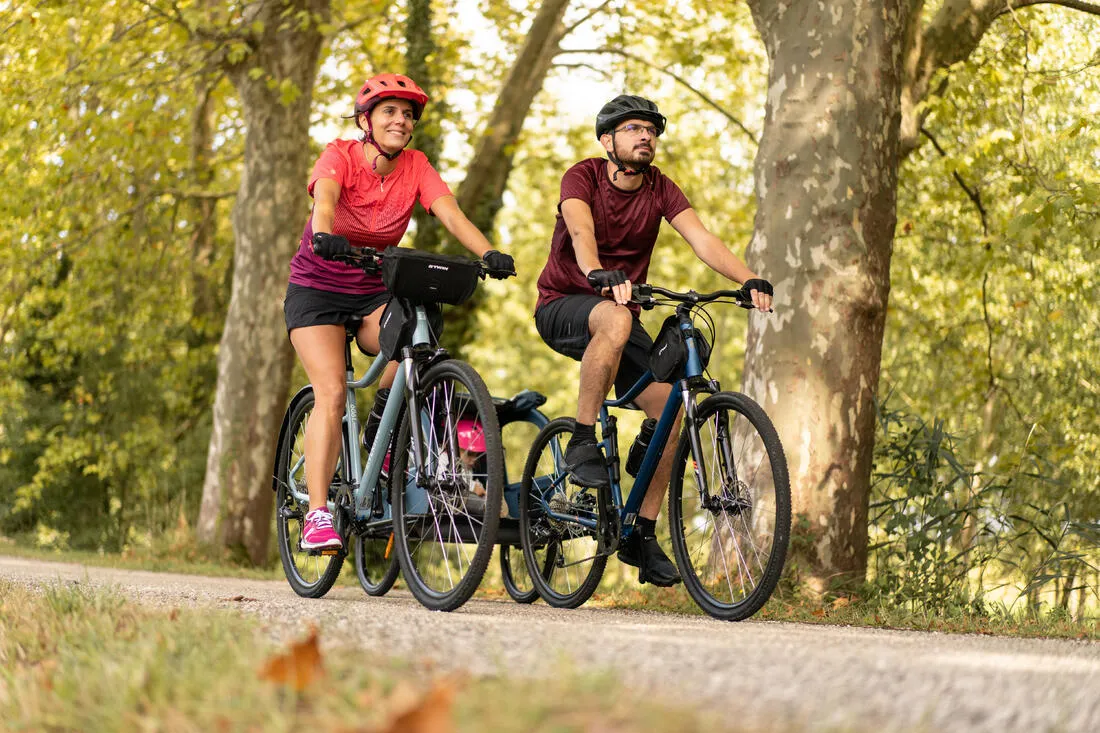 VÉLO TOUT CHEMIN RIVERSIDE 500 VERT D'EAU