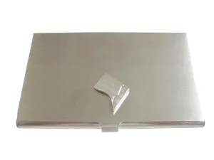 Washington DC Map Shape and Flag Design Business Card Holder