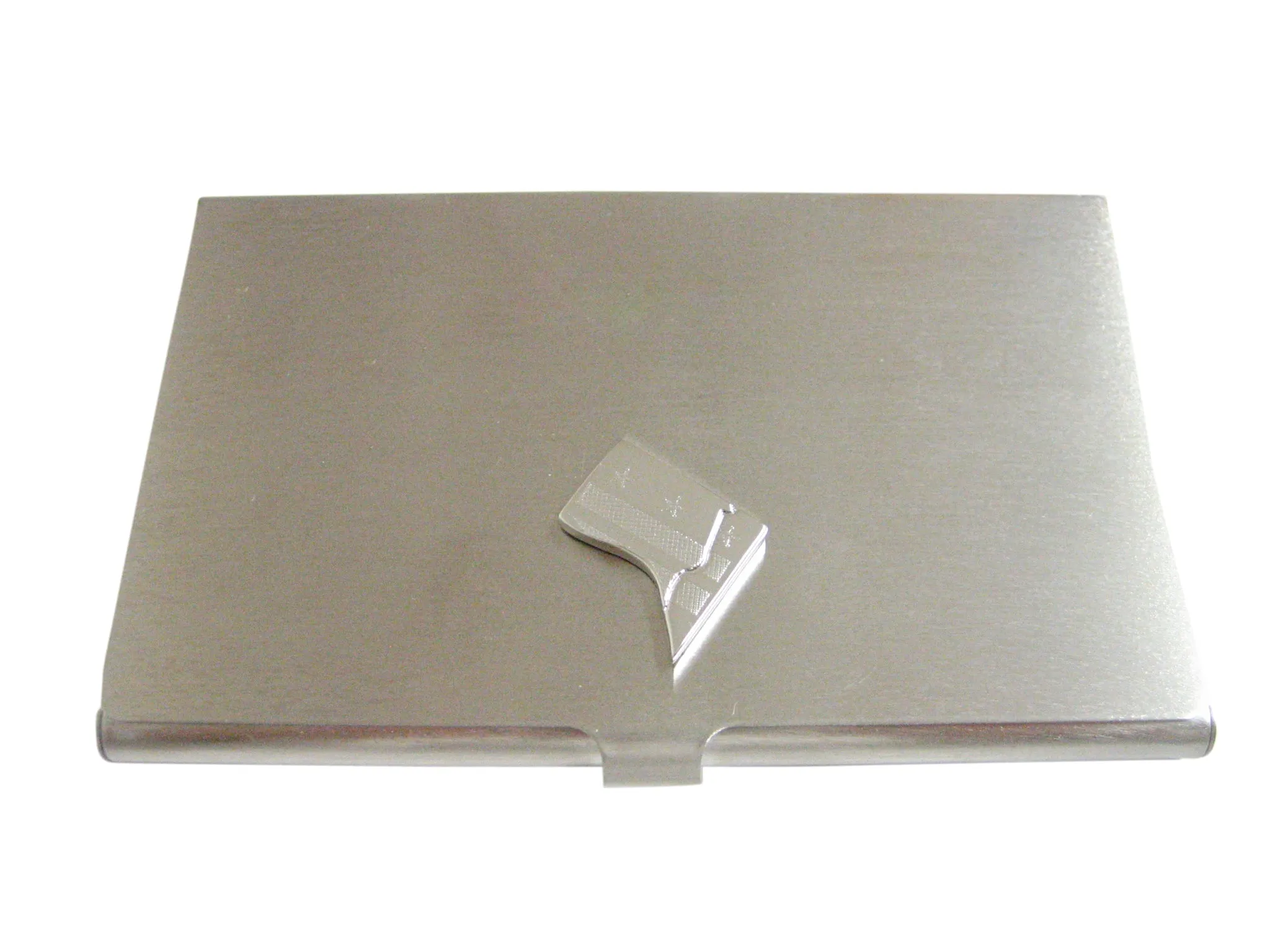 Washington DC Map Shape and Flag Design Business Card Holder