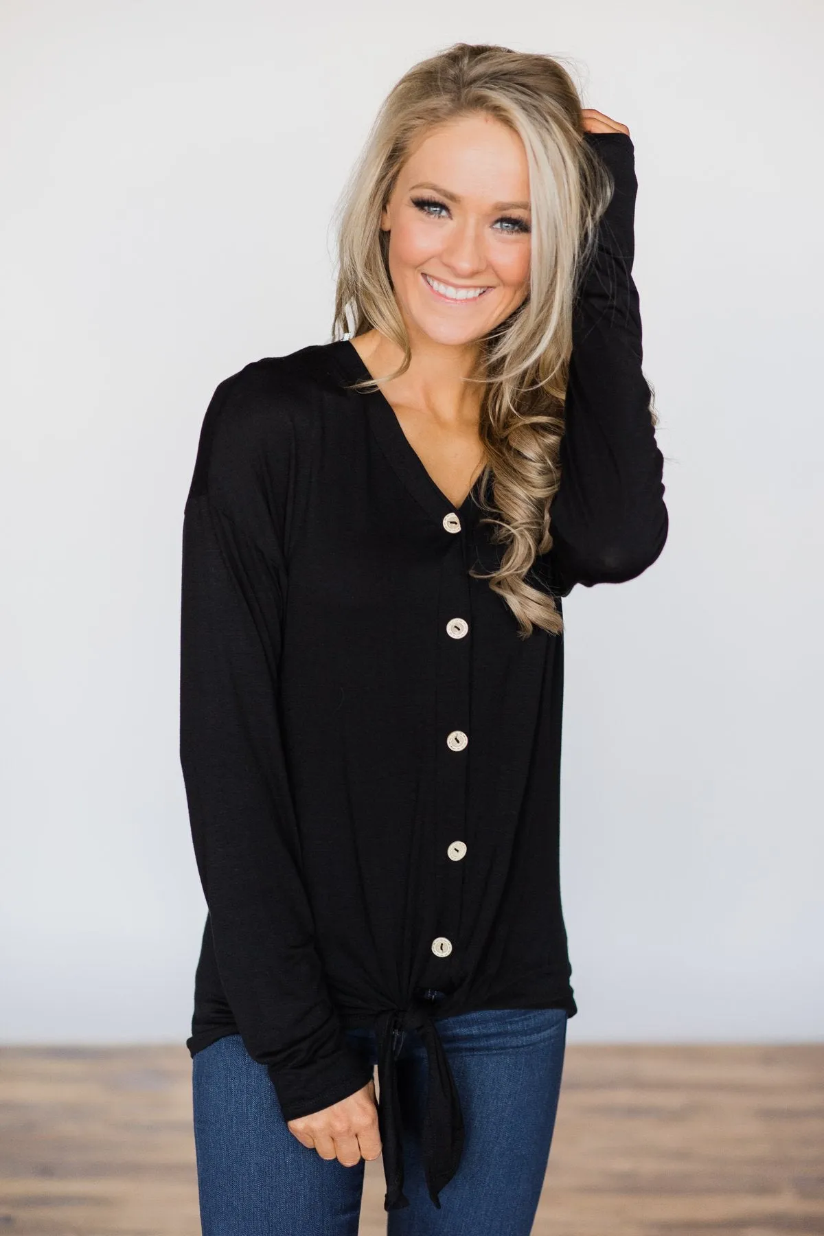Weekend Comfort Black Top