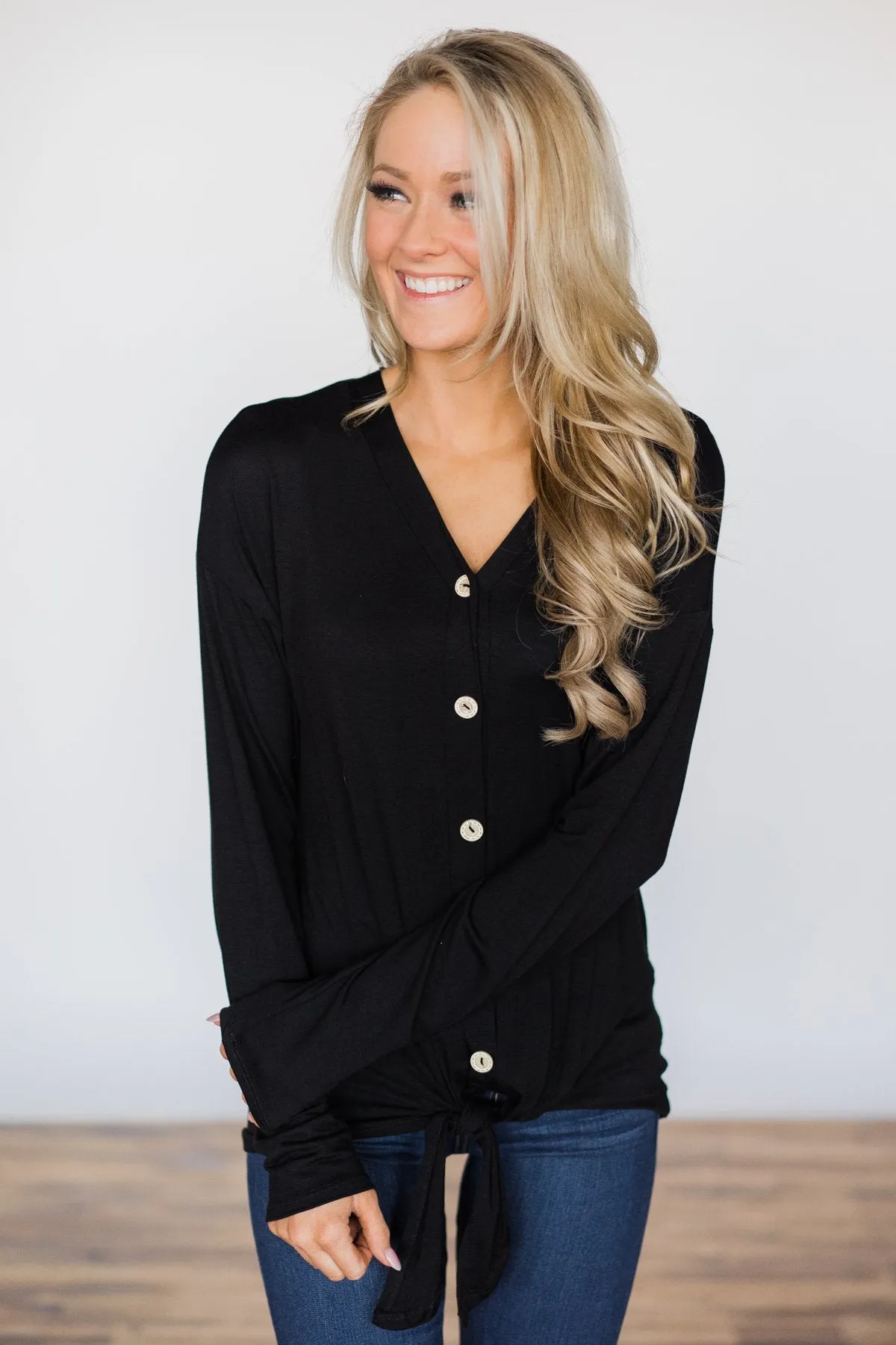 Weekend Comfort Black Top