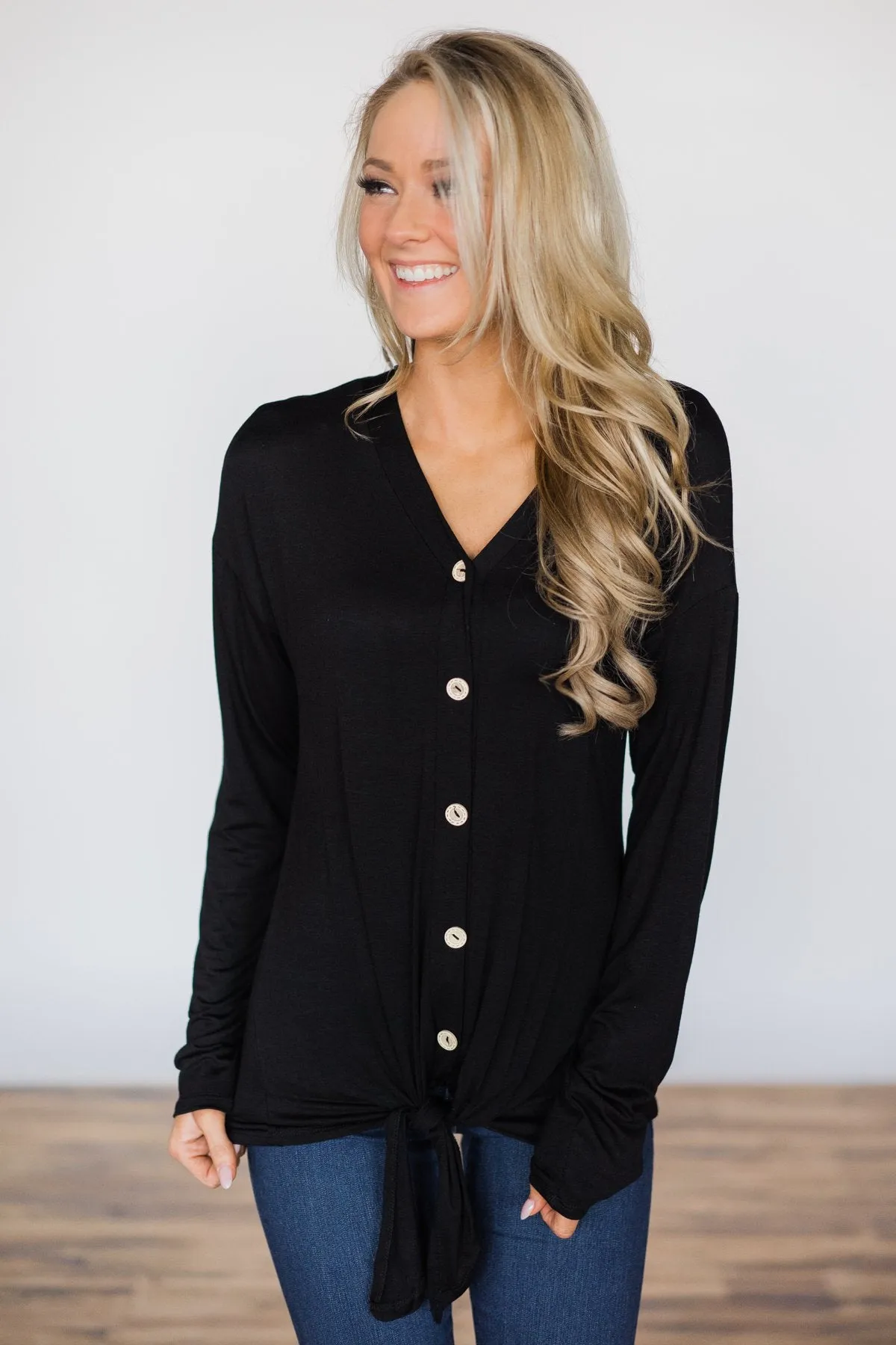 Weekend Comfort Black Top