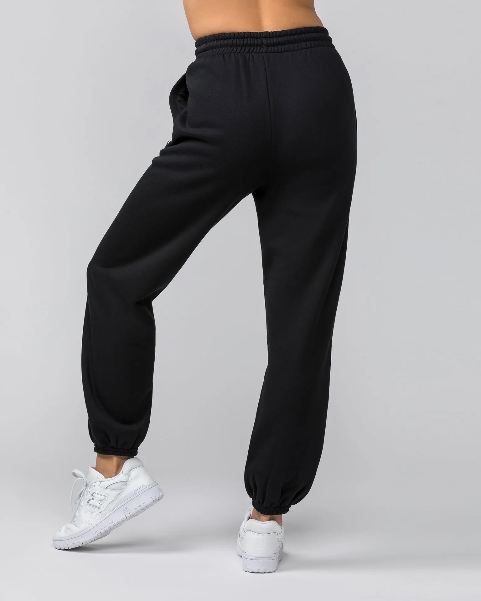 Weekend Slouchy Trackies - Black
