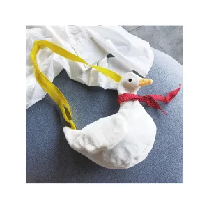 White Goose Crossbody Bag