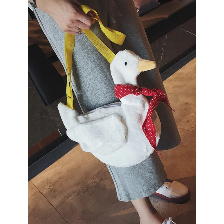 White Goose Crossbody Bag