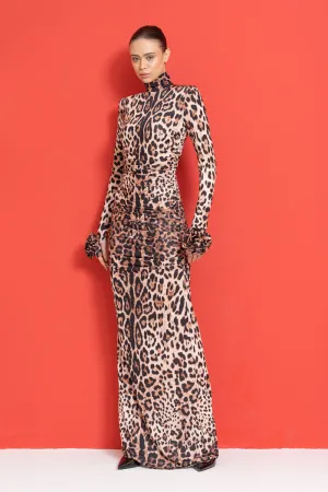 Wild Rose Ruched Maxi
