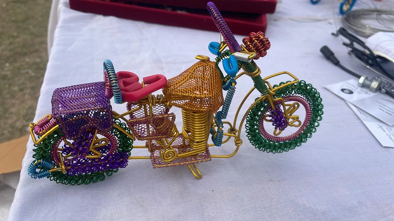Wire Harley Davidson Bike - Handmade Motorcycle