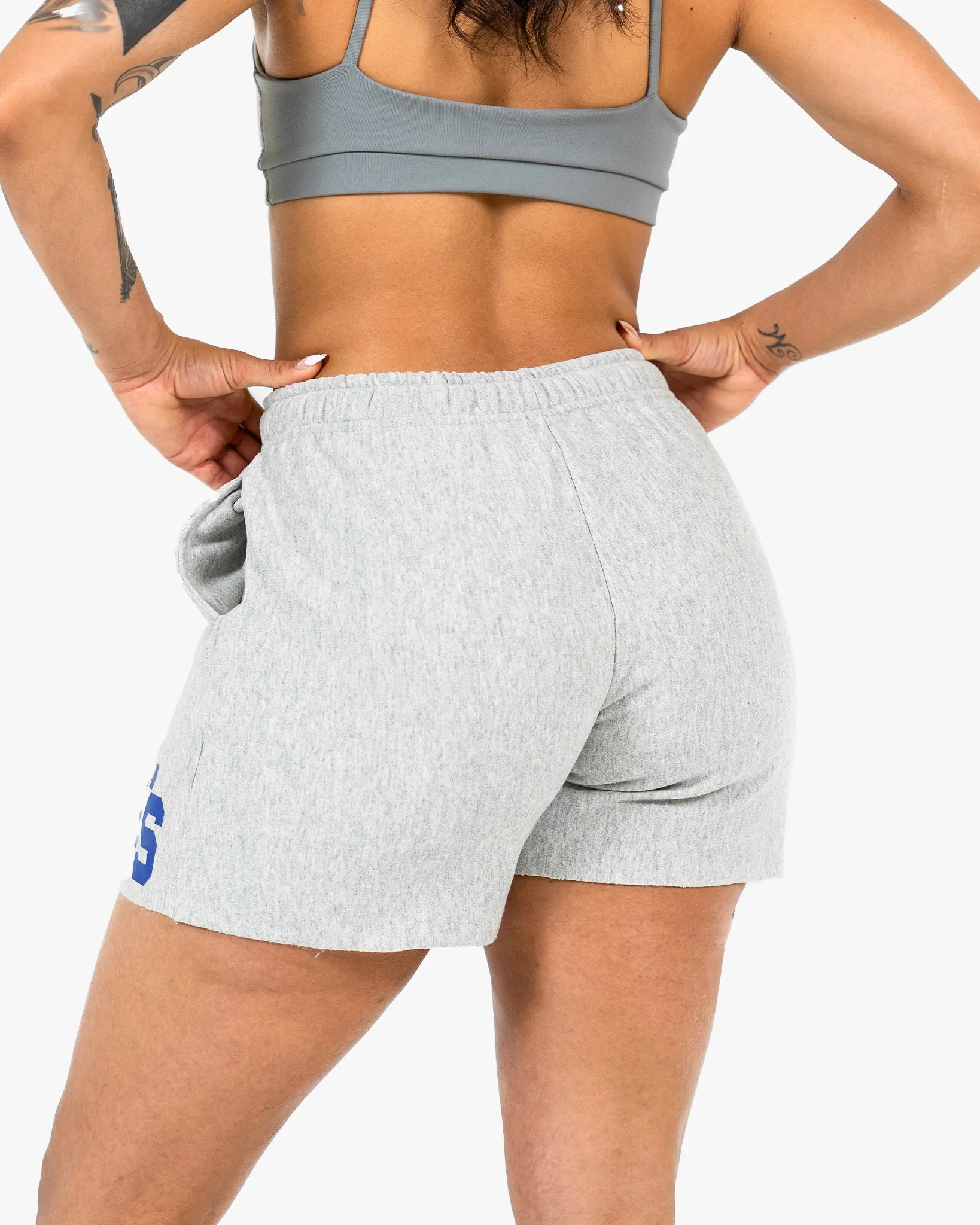 WKND Leisure Short - Heather Grey w/ Royal