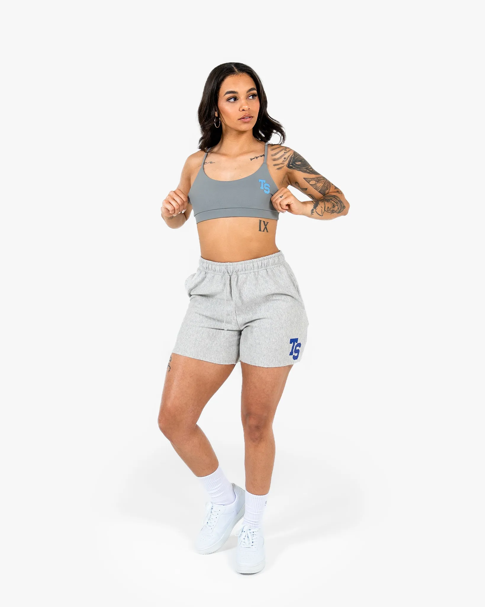 WKND Leisure Short - Heather Grey w/ Royal