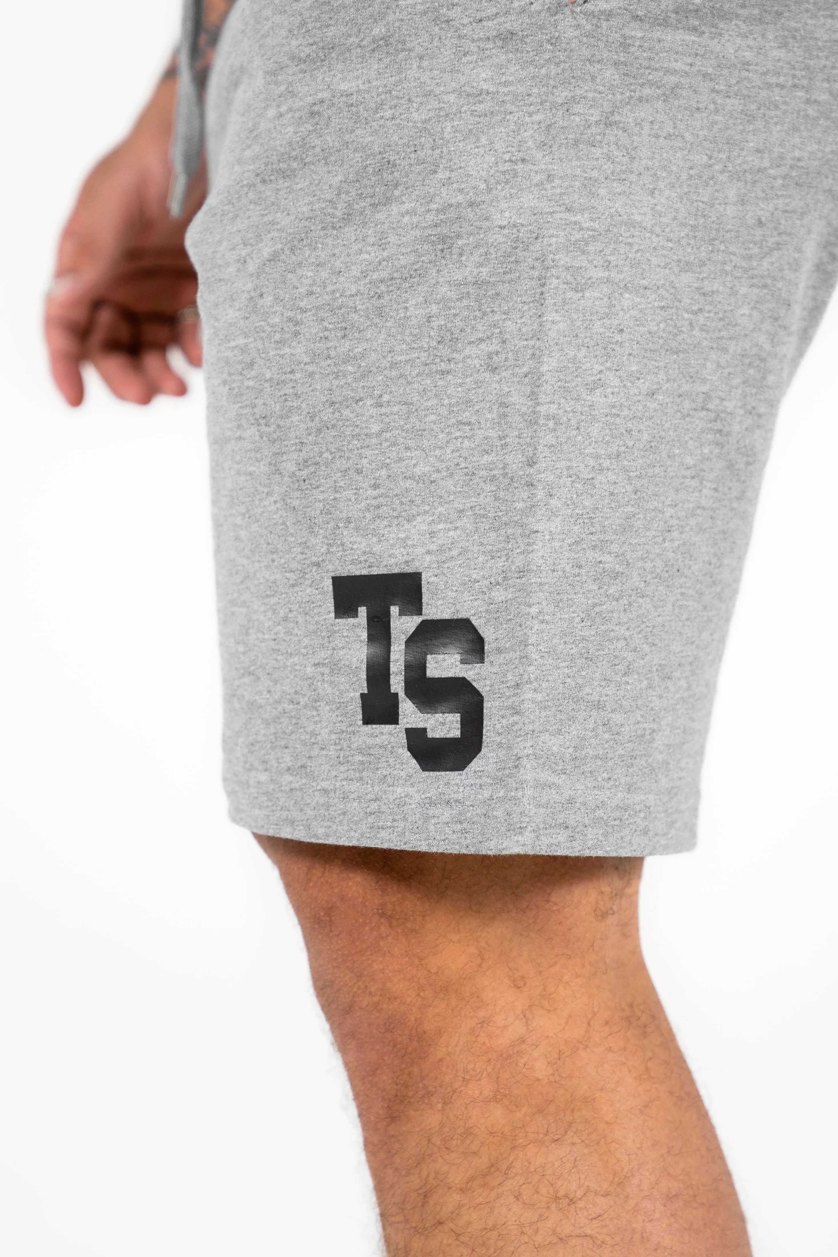 WKND Mens Comfort Shorts - Heather Grey w/ Black