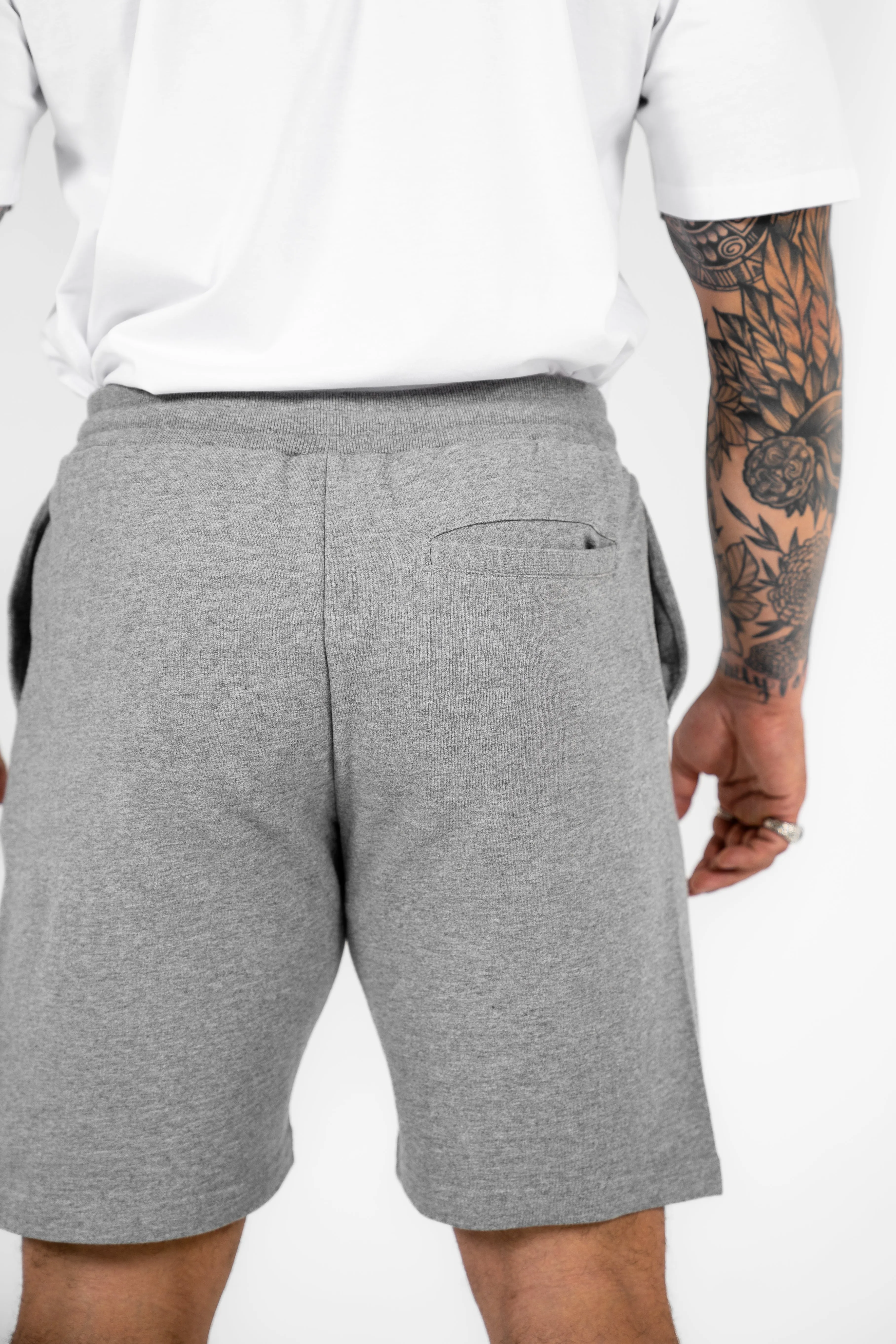WKND Mens Comfort Shorts - Heather Grey w/ Black